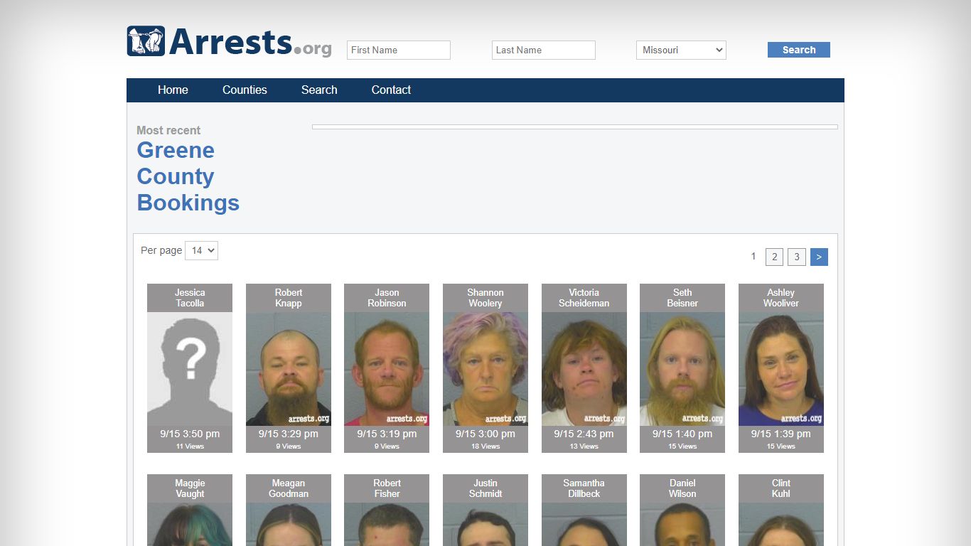 Greene County Arrests and Inmate Search