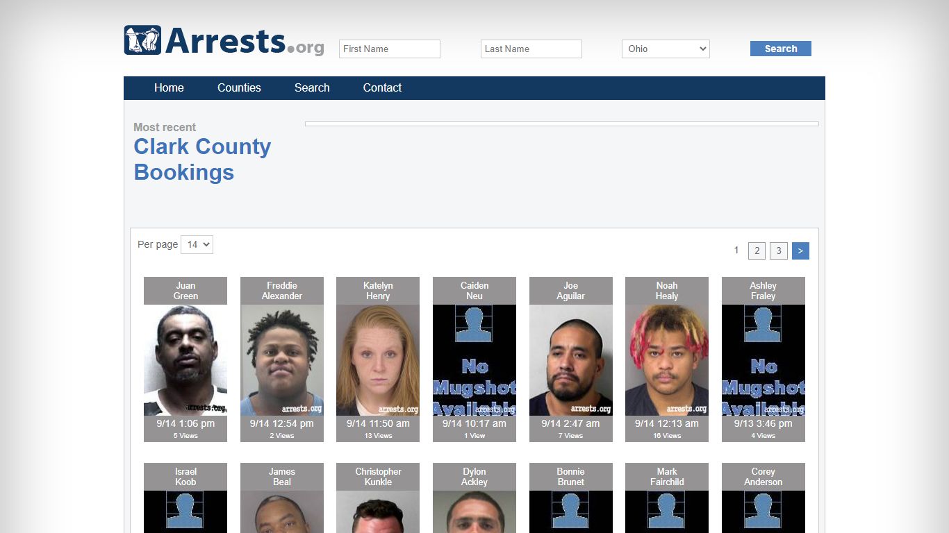 Clark County Arrests and Inmate Search